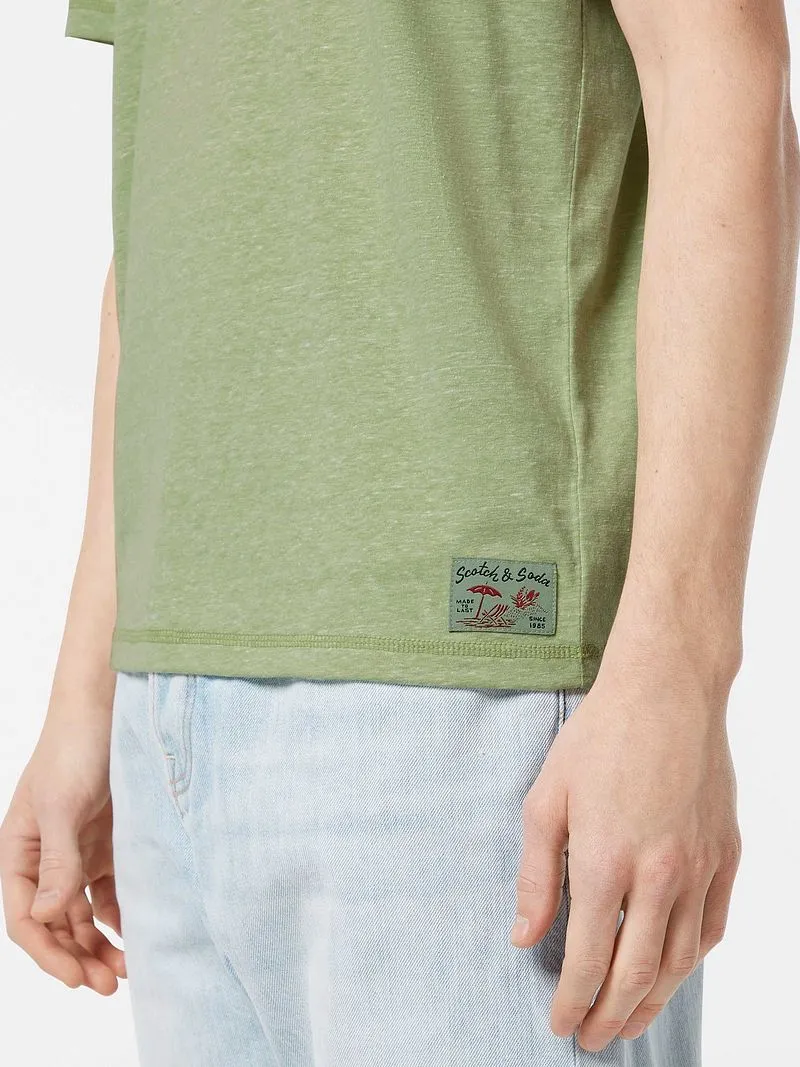 Scotch and Soda Scotch and Soda T-Shirt Melange Grün, Grün, – Produktbild 4 von 5
