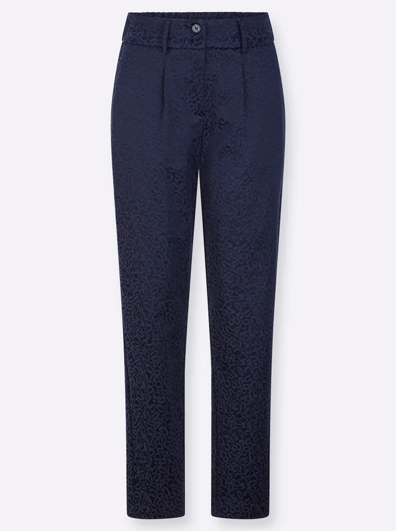 Witt Bundfaltenhose, Marine, – Produktbild 1 von 2