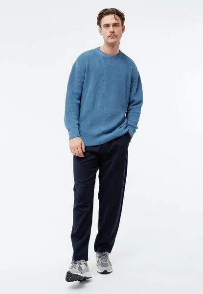 Givn Berlin Givn Berlin Strickpullover GBBRENDAN loose Fit aus Bio-Baumwolle, Hellblau, – Produktbild 2 von 4