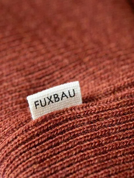 FUXBAU FUXBAU Merino Strickmütze, Herbstorange, – Produktbild 4 von 4