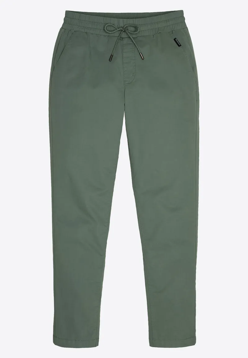 recolution Recolution Herren vegan Jogginghose Chino Taro Khaki, Grün, – Produktbild 1 von 2