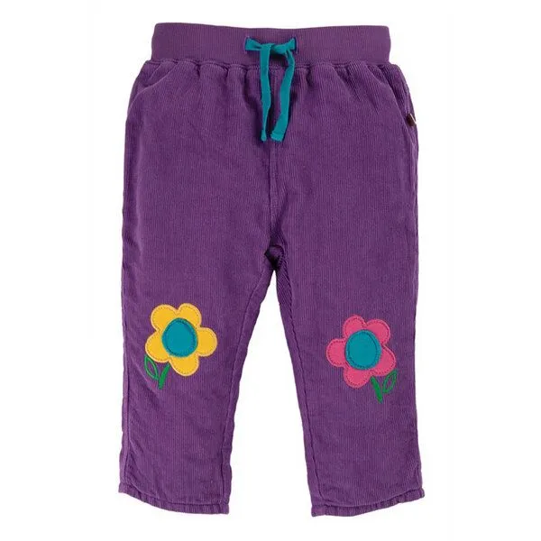 Frugi Frugi Cordhose Flower in lila mit Innenfutter – Produktbild 1 von 1