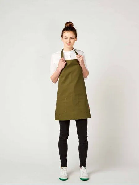 KAYA&KATO KAYA&KATO CO Latzschürze kurz TUNA, Green, – Produktbild 2 von 3