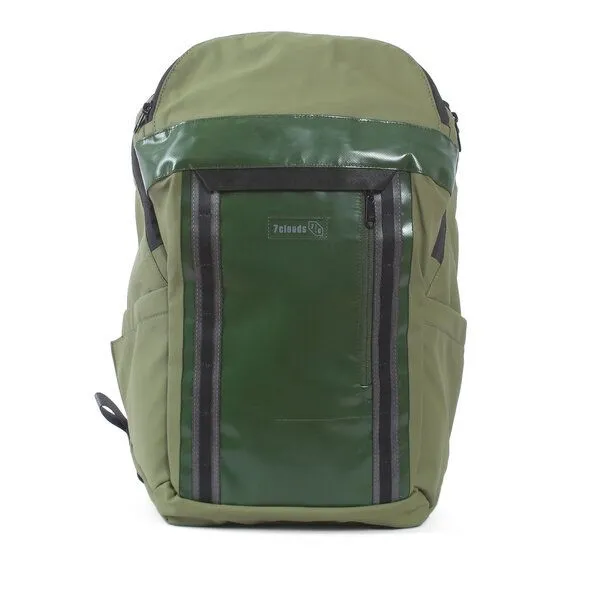7clouds 7clouds Laptop-Rucksack Suno 7.1, Jungle green-mud green, – Produktbild 1 von 4