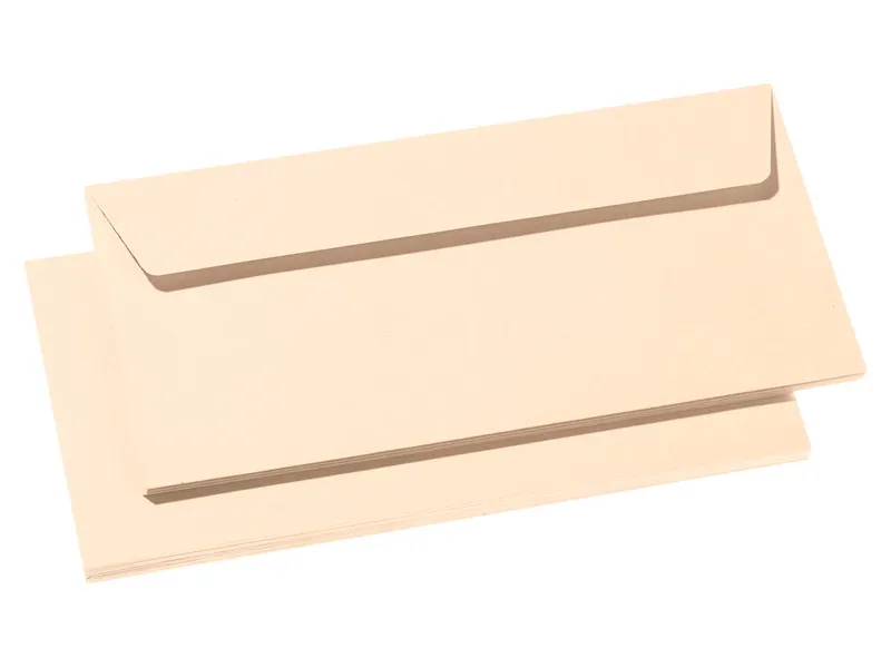 Clairefontaine 20 Clairefontaine Briefumschläge 'Pollen' DL, Haftklebung, o. Fenster, 120 g/m² elfenbein – Produktbild 1 von 1