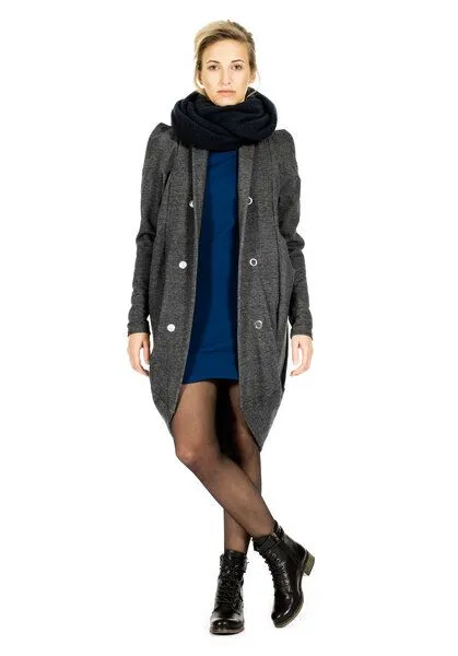 FORMAT FORMAT DROP cardigan, Sweat, Schwarz, – Produktbild 1 von 4