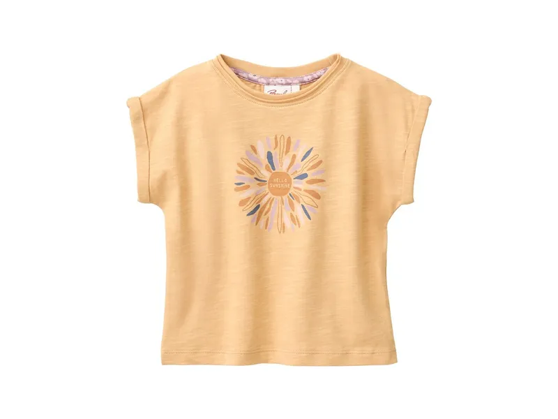 People Wear Organic People Wear Organic Kurzarm-Shirt honiggelb Gr. 134/140, Gelb, – Produktbild 1 von 3