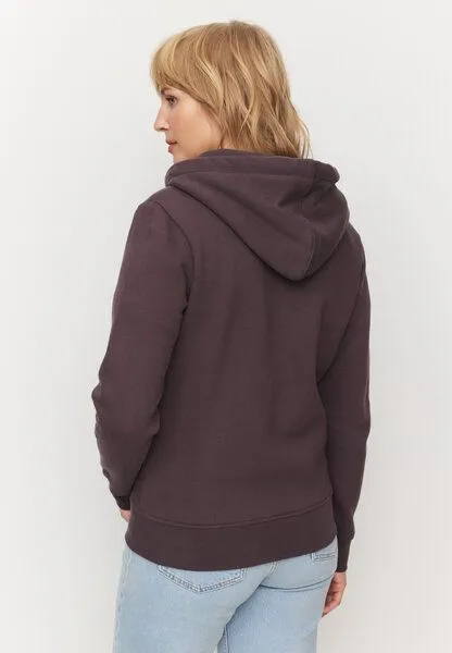 recolution recolution Sweatjacke DAHLIA, Dark grape, – Produktbild 3 von 4