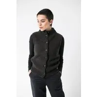 Grenz gang Grenz/gang Damen Strickweste ELISA aus Schurwolle (kbT), Braun, – Produktbild 1 von 1