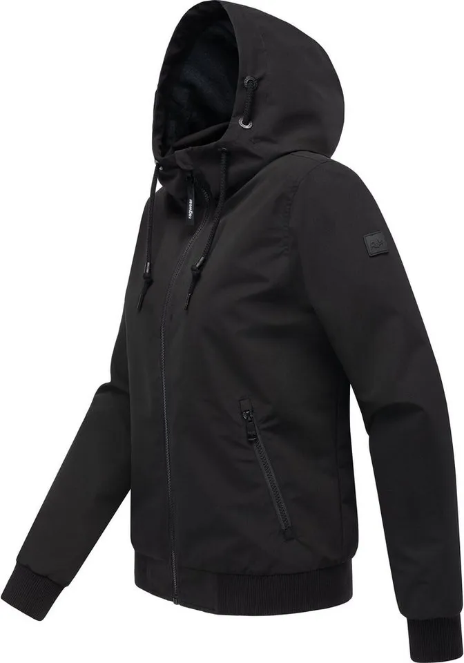 ragwear ragwear Outdoorjacke Oggie YOUMODO Wasserdichte und atmungsaktive Übergangsjacke, Schwarz, – Produktbild 3 von 5