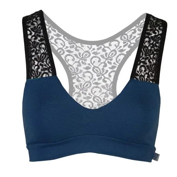 Frija Omina Frija Omina Bio-Bustier Jondel-Top, Indigo (blau), – Produktbild 3 von 3