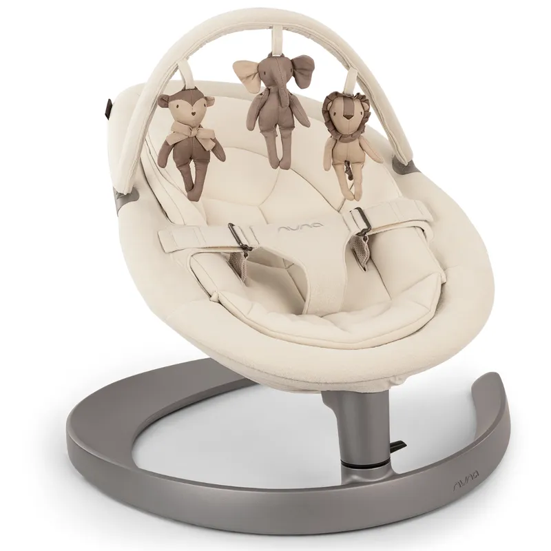 Nuna Babywippe Leaf Grow mit Spielzeugbügel - Cloud, Cloud, – Produktbild 1 von 1