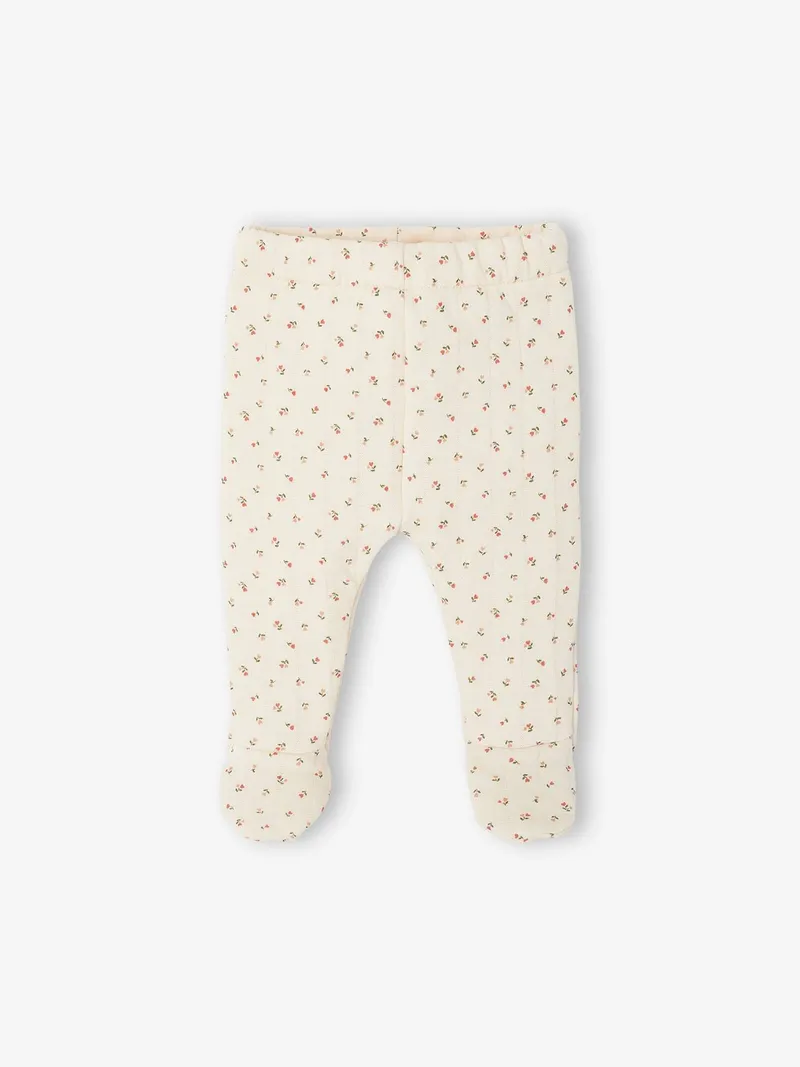 Vertbaudet Vertbaudet Baby-Set aus Steppjacke & Hose mit Fuß, Rosa, – Produktbild 3 von 4