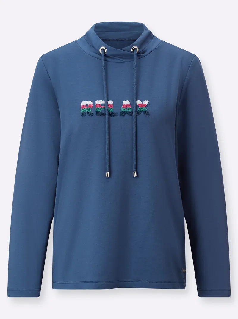 Witt Witt Sweatshirt jeansblau, Jeansblau, – Produktbild 1 von 2