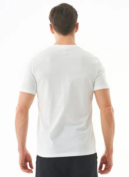 ORGANICATION ORGANICATION T-Shirt aus Bio-Baumwolle mit Ski-Print, Weiß(off white), – Produktbild 4 von 4