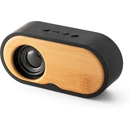 hi!dea™ hi!dea™ TILLY. Lautsprecher 3W mit 5 Stunden Akkulaufzeit aus Bambus und ABS), Schwarz, – Produktbild 1 von 1
