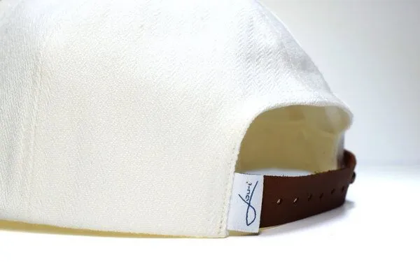 Lou-i Lou-i Baseball Cap weiß mit edlem Holzschirm -Cap & Stoff Made in Germany – Produktbild 4 von 4