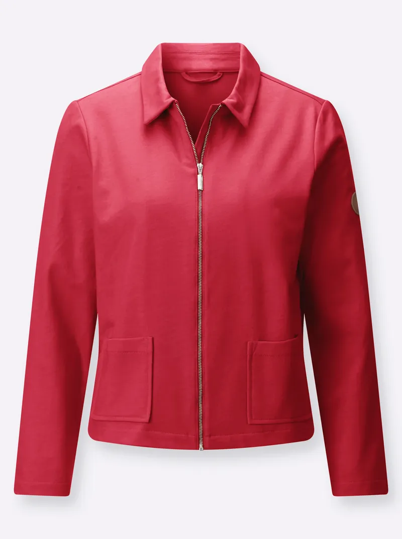 Witt Sweatjacke, Erdbeere, – Produktbild 1 von 2