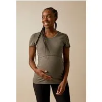 Boob Umstands- und Stillshirt Classic von boob, Green khaki, – Produktbild 1 von 1