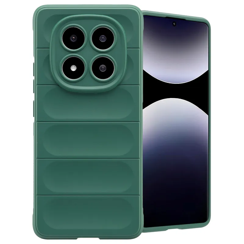 imoshion imoshion EasyGrip Backcover für das Xiaomi Redmi Note 14 Pro (5G), Dunkelgrün, – Produktbild 1 von 1