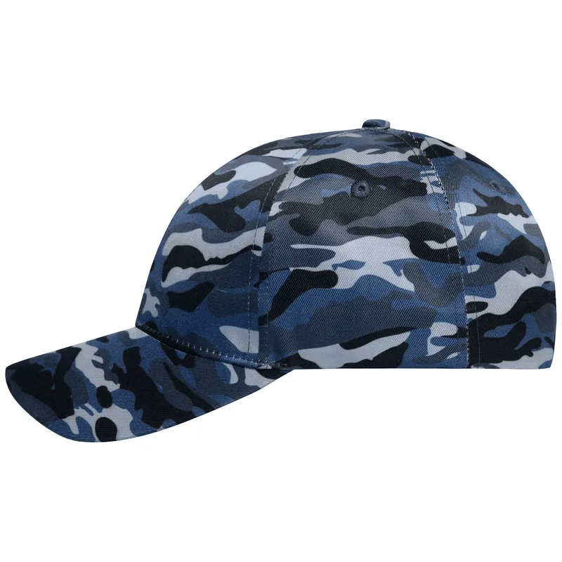 Myrtle Beach myrtle beach 6 Panel Kappe Camouflage MB6227 Einheitsgröße denim/black – Produktbild 1 von 1