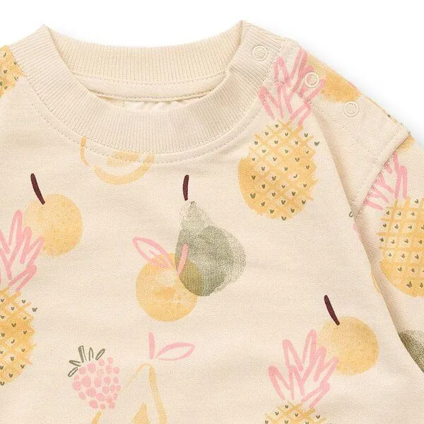 Sense Organics Sense Organics Baby Sweatshirt mit Früchtedruck, Modell SIAM, Früchtedruck, – Produktbild 3 von 4