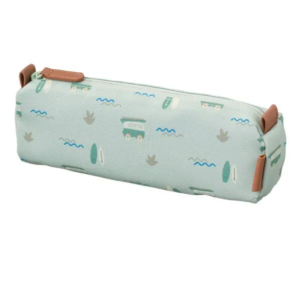 Fresk Fresk Federmäppchen für Kinder – 22 × 6 × 7 cm, aus recyceltem PET, Surf boy, – Produktbild 1 von 2