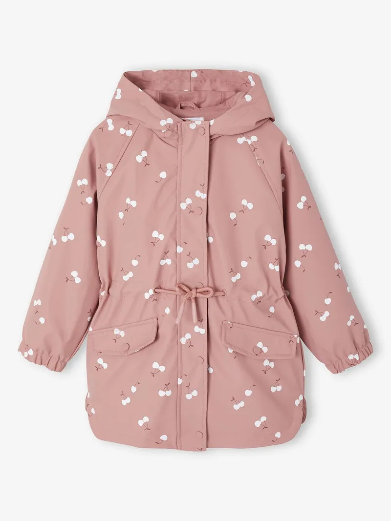 Vertbaudet Vertbaudet Mädchen Regenjacke mit Zauber-Trick blush, Blush, – Produktbild 1 von 4