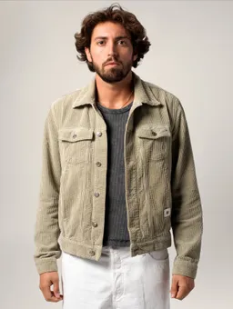 Côtelé Côtelé Herren vegan Trucker Jacke Jim – Produktbild 1 von 1