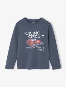 Vertbaudet Jungen Langarmshirt mit witzigem Sport-Print – Produktbild 1 von 1