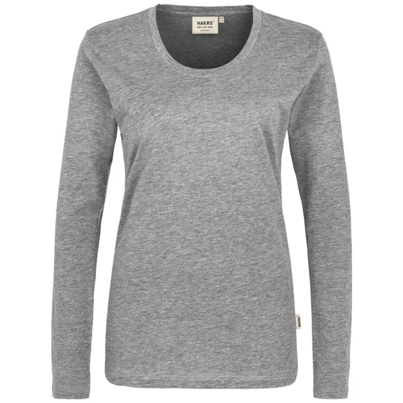 HAKRO HAKRO Hakro Damen Longsleeve Classic #178 Gr. XL grau-meliert – Produktbild 1 von 1