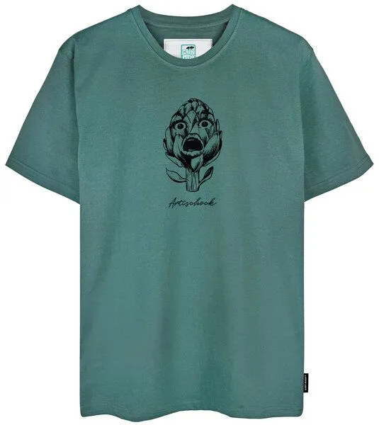 Gary Mash GARY MASH Shirt Artischock aus Biobaumwolle, Blaugrün (grün), – Produktbild 1 von 4