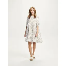 KnowledgeCotton Apparel KnowledgeCotton Apparel A-Linien Kleid- Seabreeze Print- aus Tencel – Produktbild 1 von 1