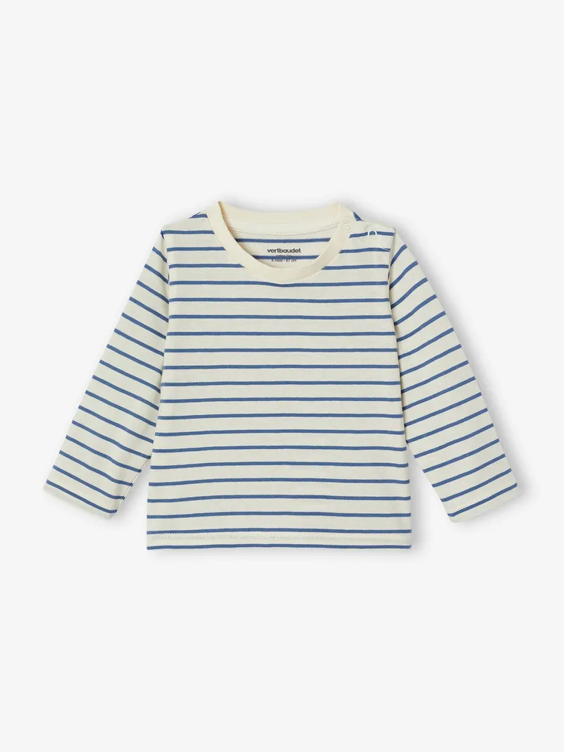 Vertbaudet 3er-Pack Baby Langarmshirts kurzarm und langarm BASIC, Rot, – Produktbild 4 von 4