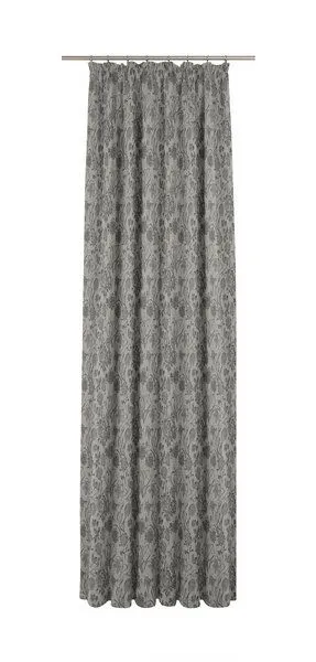 Nature by Adam Nature by Adam Vorhang aus 100% Bio-Baumwolle - Made in Germany - Flower Cuvée, Schwarz, – Produktbild 3 von 7