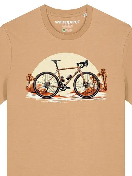 watapparel watapparel T-Shirt Unisex Gravelbike, Latte, – Produktbild 3 von 3