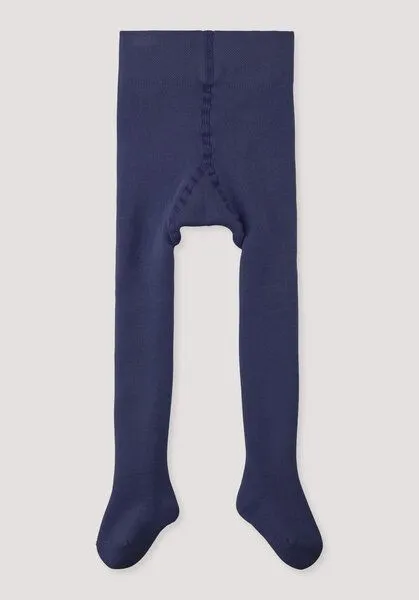 hessnatur hessnatur Plüsch Strumpfhose aus Bio-Baumwolle, Dunkel-blau, – Produktbild 6 von 6