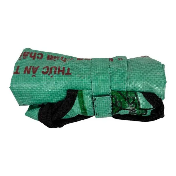 Beadbags Beadbags Einkaufstasche Ri43 recycelter Reissack, Mittelgrün frosch, – Produktbild 2 von 3