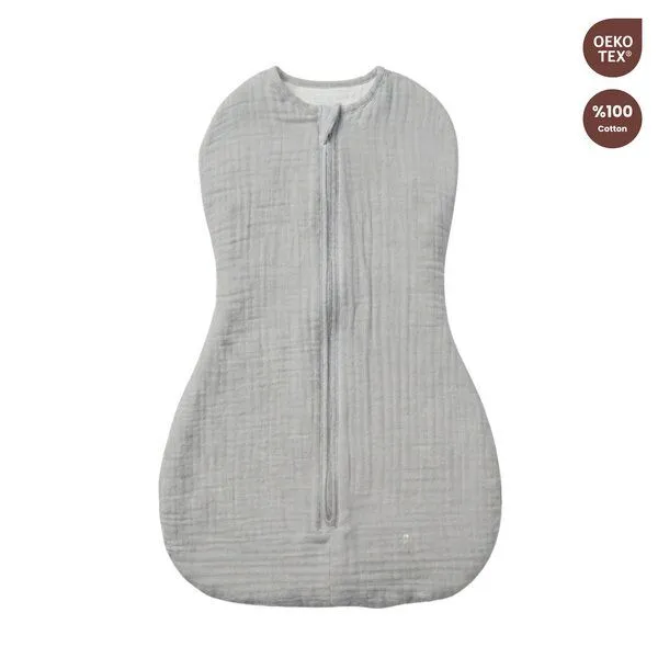 Bebekevi Bebekevi Schlafsack Musselin Kokon Puckschlafsack für Neugeborene (2,5 bis 4 kg) | Geschlossene Ärmel | Neu, Mint grün, – Produktbild 2 von 3