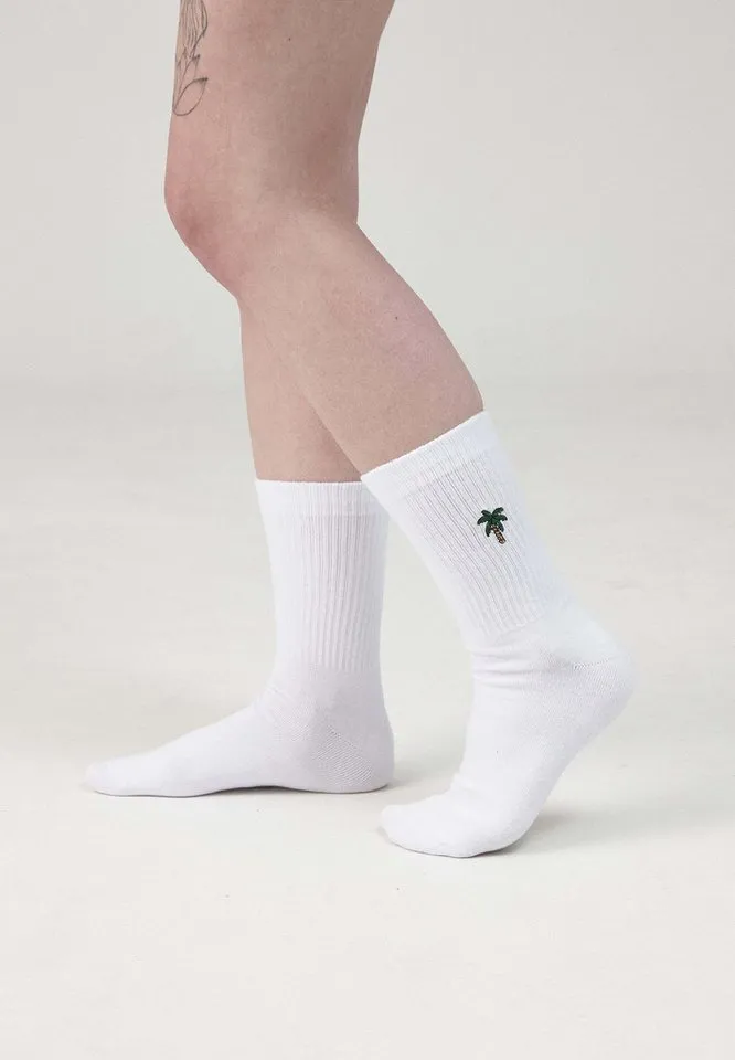 SNOCKS Tennissocken Cleane Sportsocken (4-Paar) aus Bio-Baumwolle, stylish für jedes Outfit, Weiß, – Produktbild 3 von 5