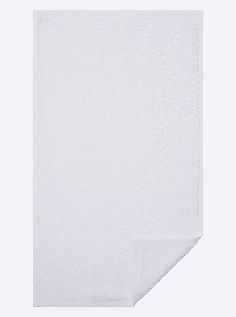 wäschepur Handtuch weiß, Weiß, – Produktbild 1 von 3
