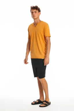 RAVENS VIEW IBIZA RAVENS VIEW IBIZA Herren vegan T-Shirt Eros Gold Sand Gelb – Produktbild 1 von 1