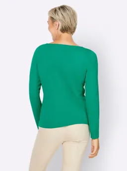 heine Baumwollpullover grün – Produktbild 1 von 1