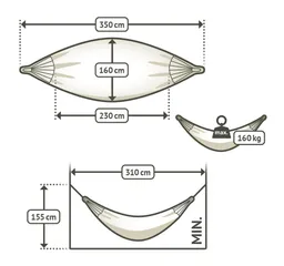 La Siesta La Siesta Hängematte Brisa toucan,160x230cm,Doppel – Produktbild 1 von 1