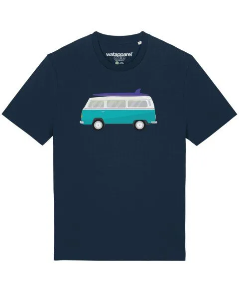 watapparel watapparel T-Shirt Unisex California Dream, French navy, – Produktbild 1 von 3