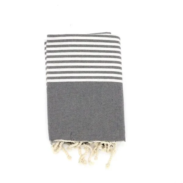 Just Be Just Be Hamamtuch / Strandtuch Fala, Mittelgrau, – Produktbild 1 von 3
