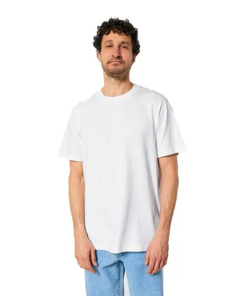 YTWOO YTWOO Doppelpack Unisex-T-Shirts aus schwerem Stoff | Bio-Baumwolle, Schwarz/weiß, – Produktbild 3 von 4