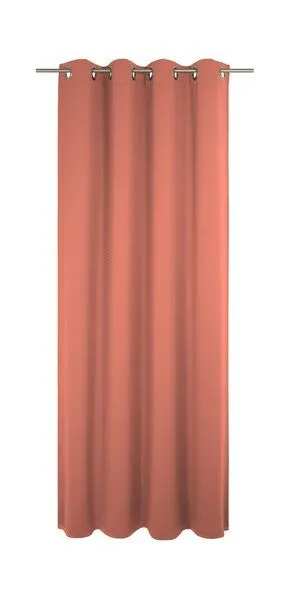 Nature by Adam Nature by Adam Vorhang aus 100% Bio-Baumwolle - Made in Germany - Uni Collection light, Orange, – Produktbild 3 von 7