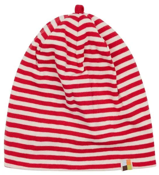 loud + proud loud + proud Babys & Kinder, Set Mütze + Schlauchschal, GOTS-zertifiziert, Tomato (rot), – Produktbild 2 von 3