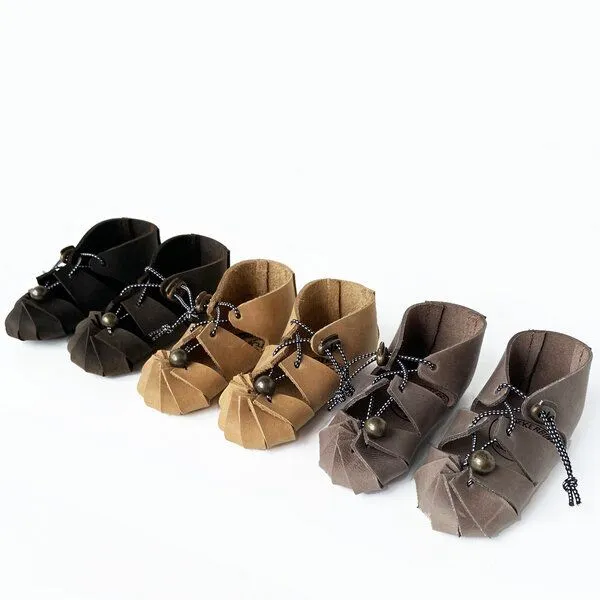 Snekkerbuks Snekkerbuks Urschuhe Ledersandalen Barfußschuhe, Dunkelbraun, – Produktbild 4 von 4